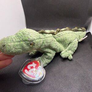 Ty Beanie Baby Swampy Alligator 2000 Vintage Plush w/ Tag Protector